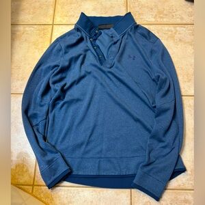 Men’s Large Navy Blue Under Armour Golf Pullover